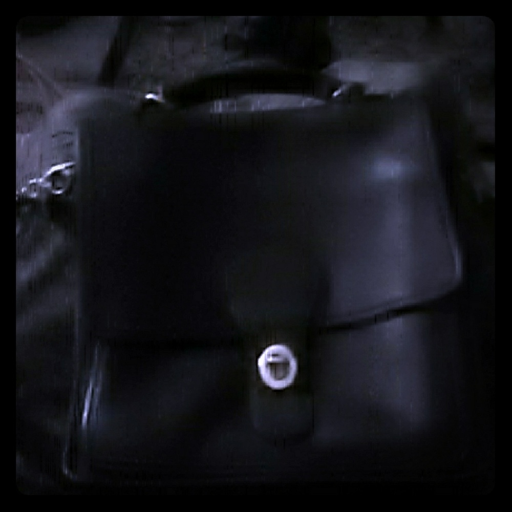 Coach Black Authentic 1990's Bucket/station Bag